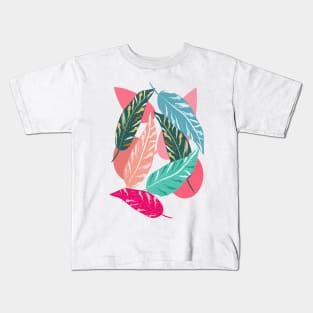 Painted Leaves Kids T-Shirt